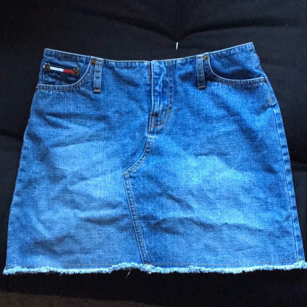 TOMMY HILFIGER denim mini skirt